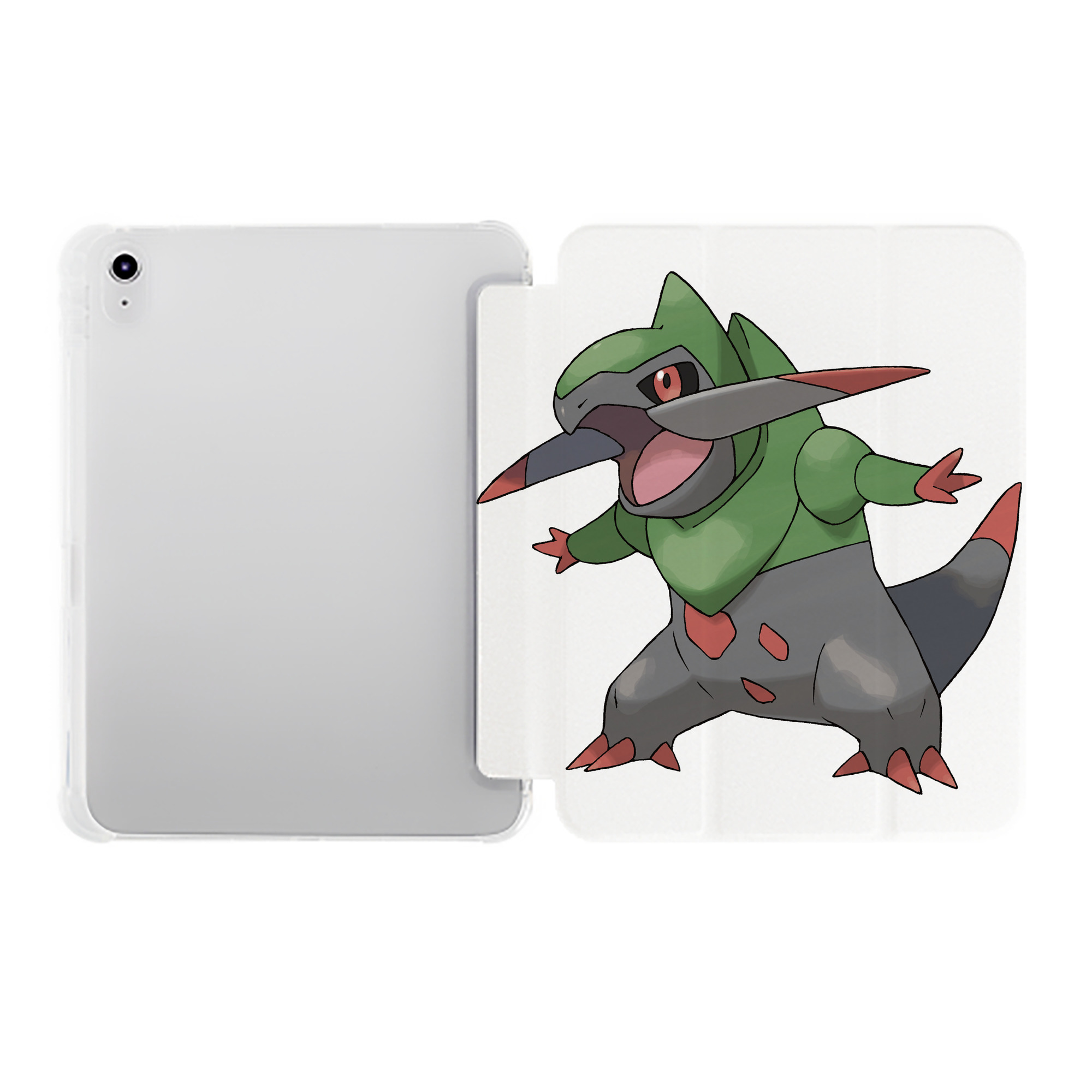 （画像用） ポケットモンスター Pokémon IPad ケース ペン収納付き 三つ折りスタンド PUレザー×シリコン 対応機種9.5/10.5/10.9インチ